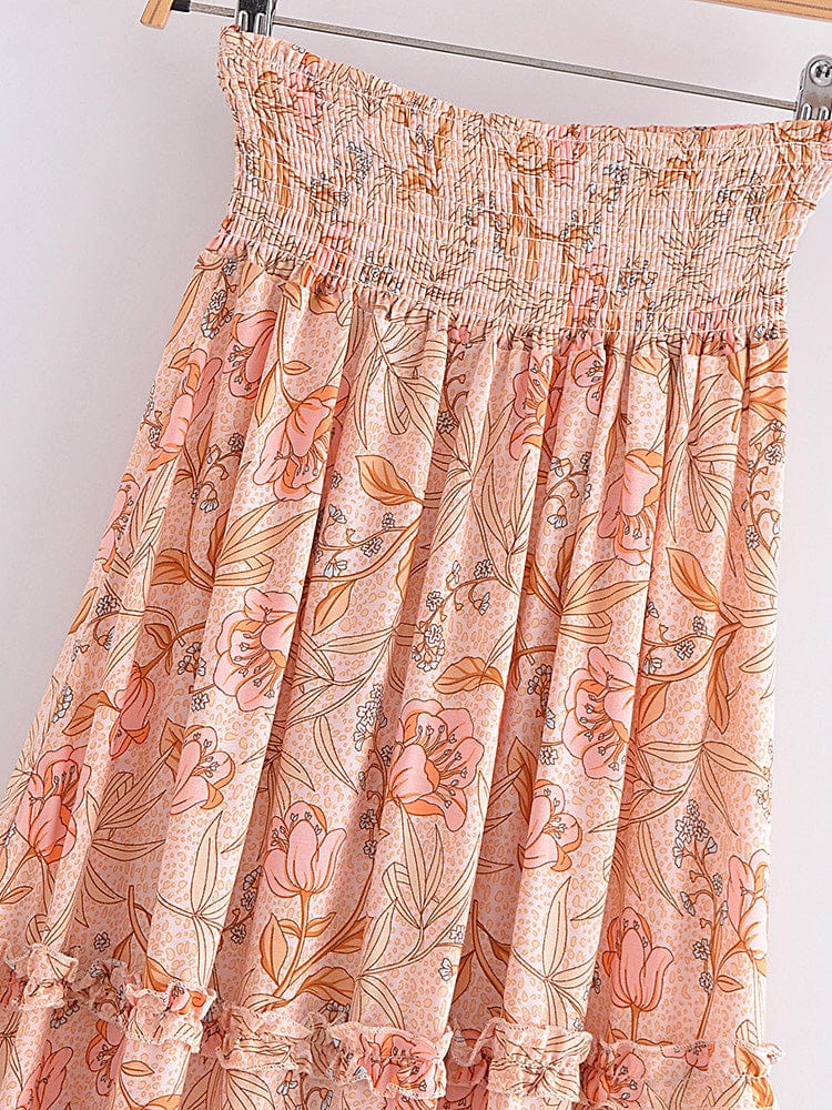 Pastel Garden Symphony Maxi Skirt