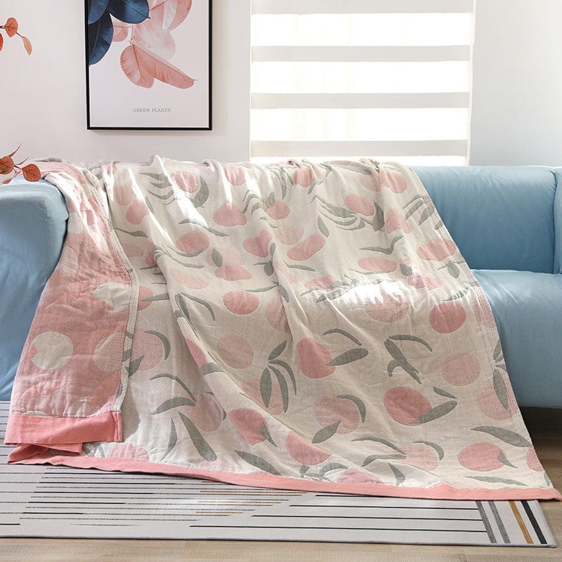 Peaches Bedspread Blanket