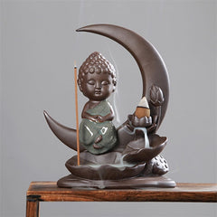 Little Monk Backflow Incense Burner