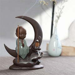 Little Monk Backflow Incense Burner