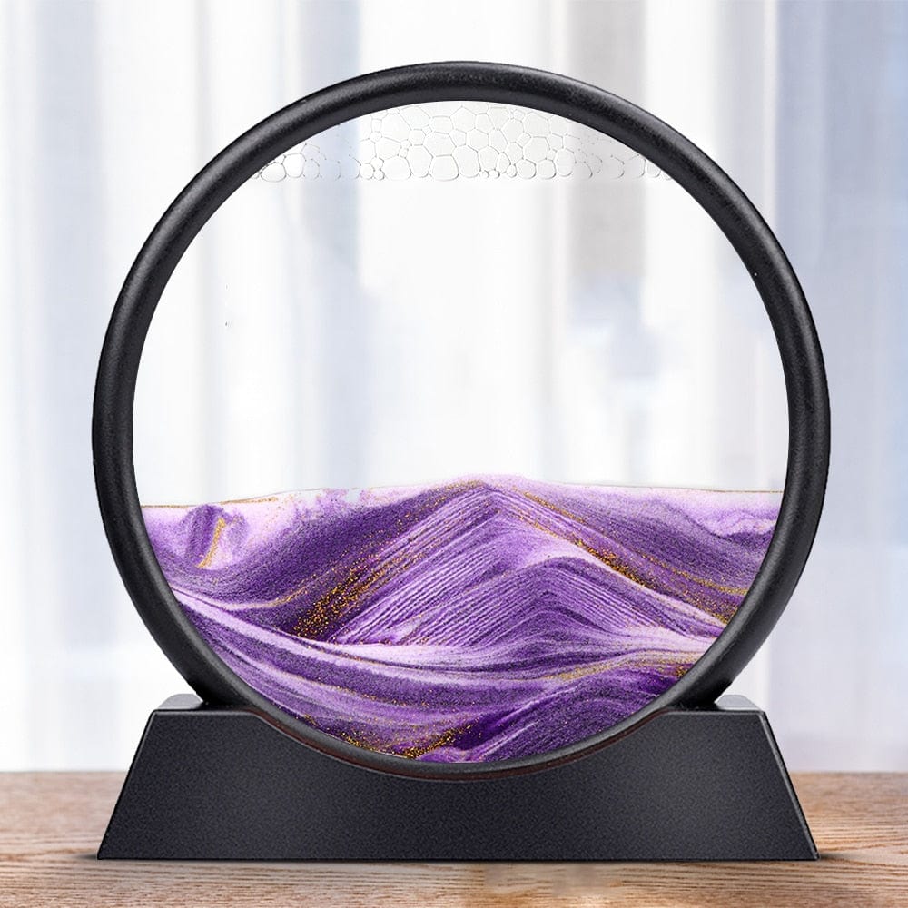 Moving Sand Glass Art