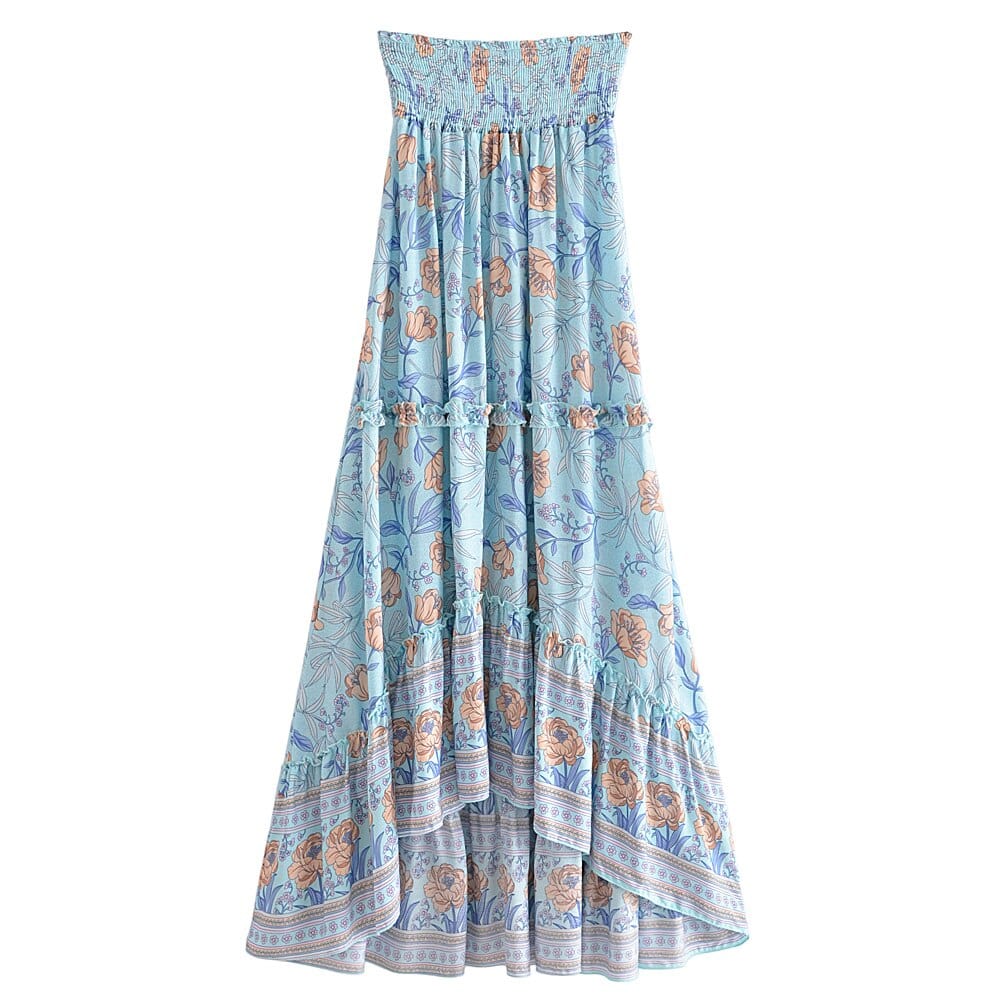 Pastel Garden Symphony Maxi Skirt