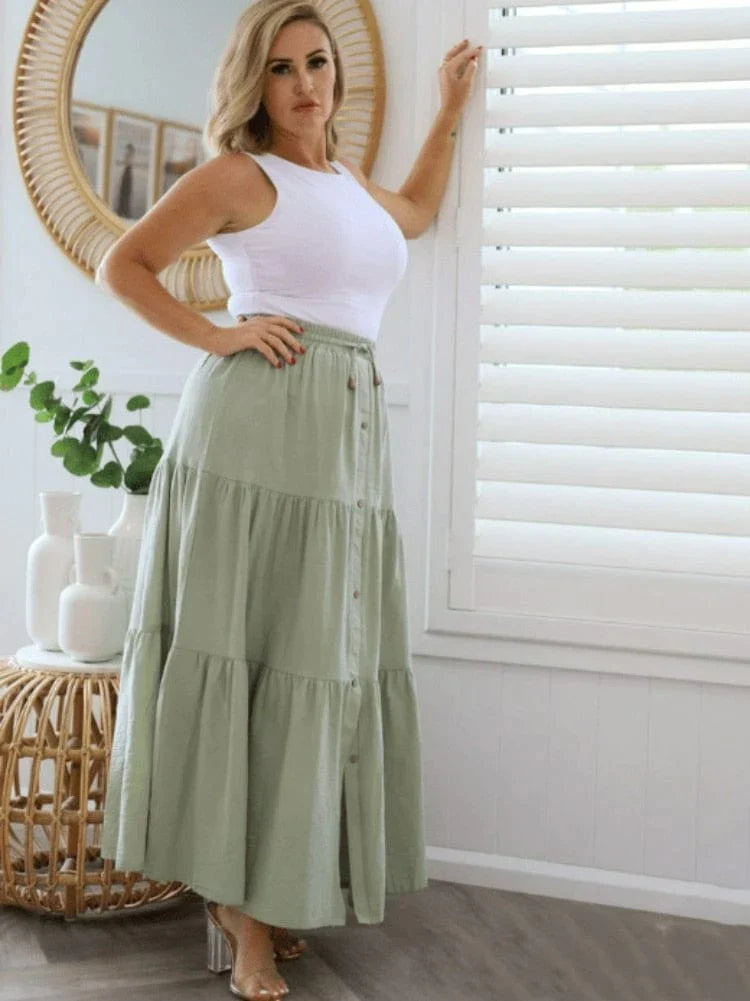 Kaida Bohemian Maxi Skirt