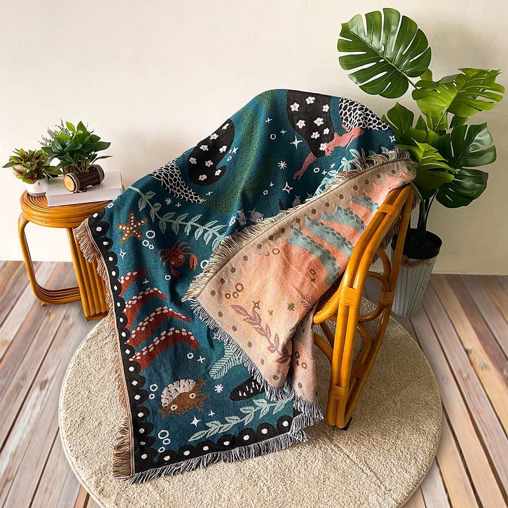 Sirens of the Sea Throw Blanket