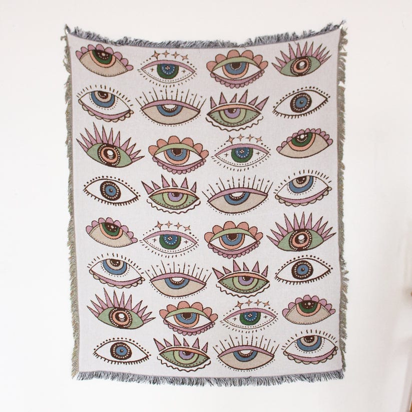 Eyes On You Throw Blanket