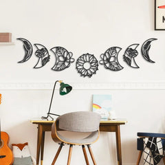 Moon Phase Boho Wall Decor 7pcs