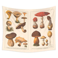 Forest's Mushrooms Tapestry