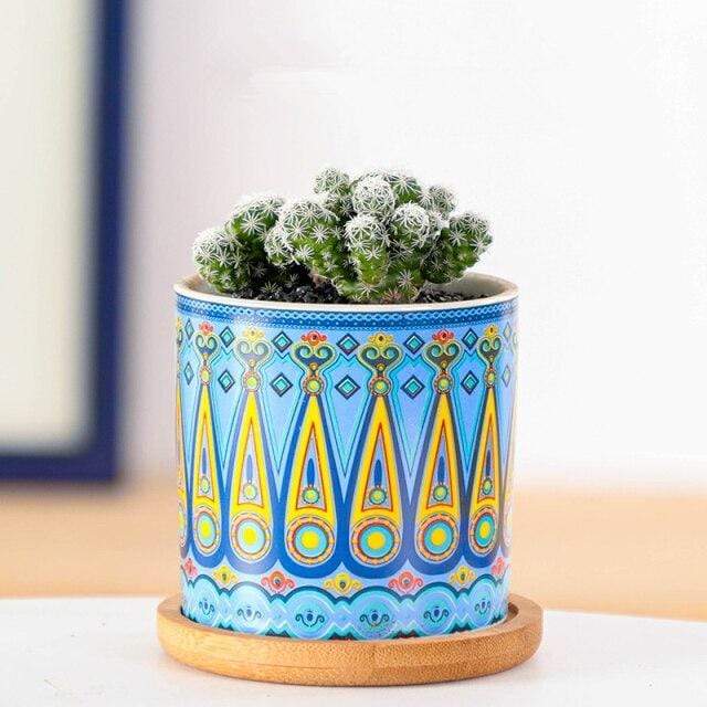 Mandala Mini Flower Pot