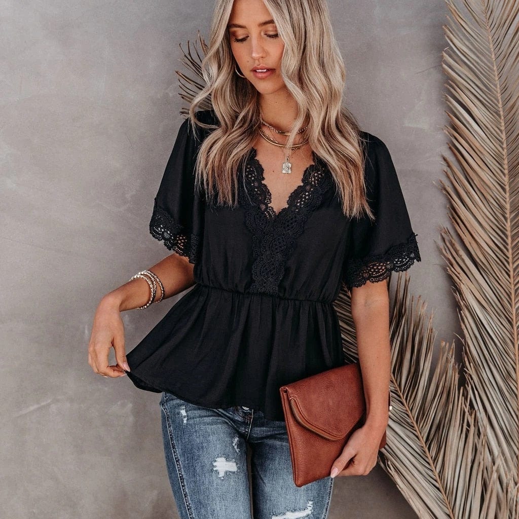 Olathe Boho Lace Blouse