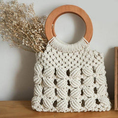 Gaia Boho Straw Bag