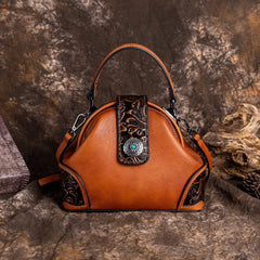 Genuine Leather Vintage Handbag