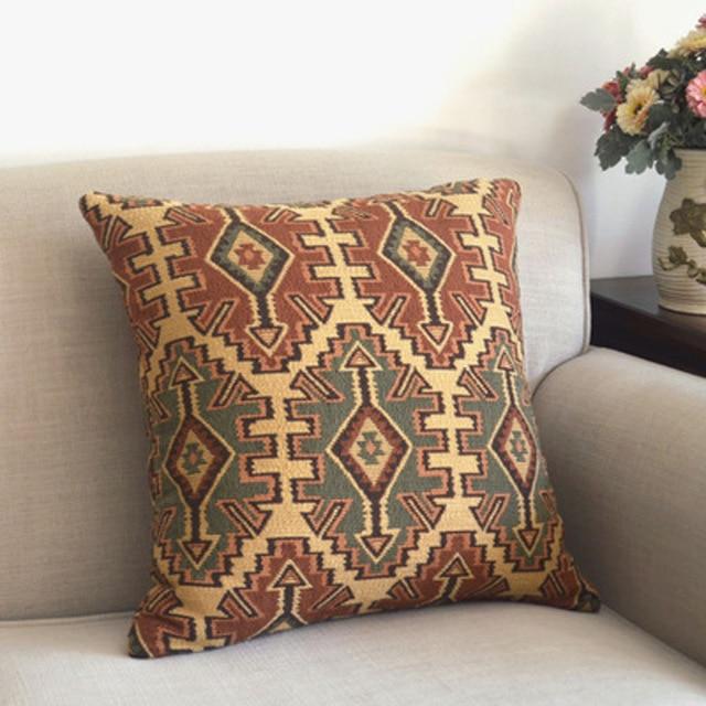 Native American Tribe Cushion Cover