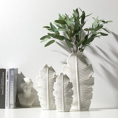 Palm Tree Leaf Vase