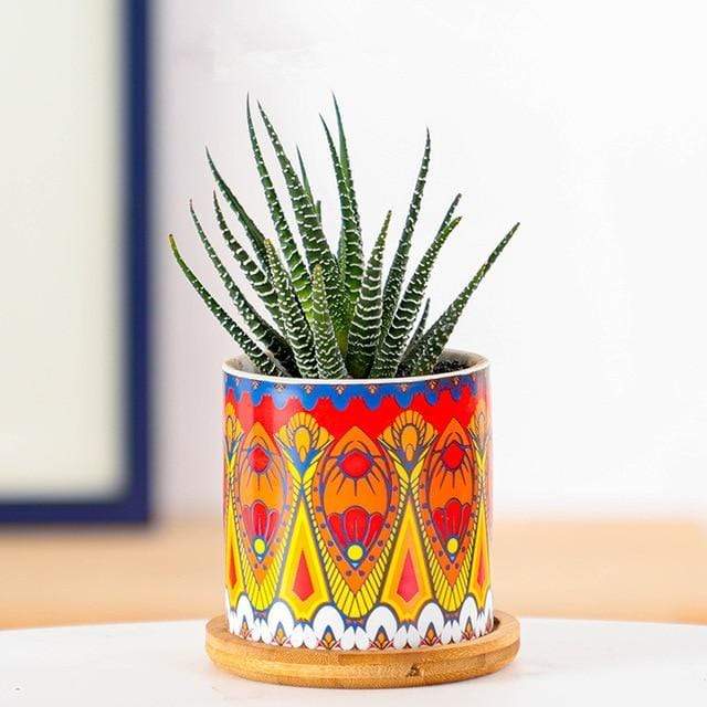 Mandala Mini Flower Pot