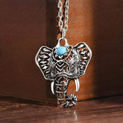 Ethnic Design Elephant Necklace