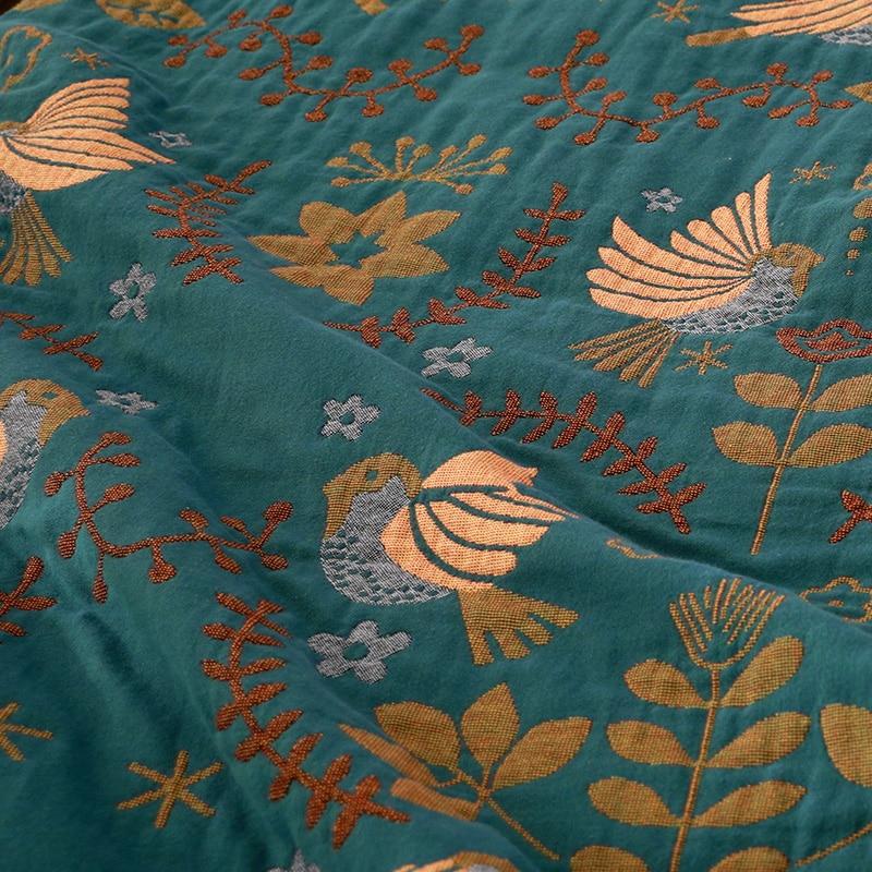 Flock of Birds Summer Throw Blanket