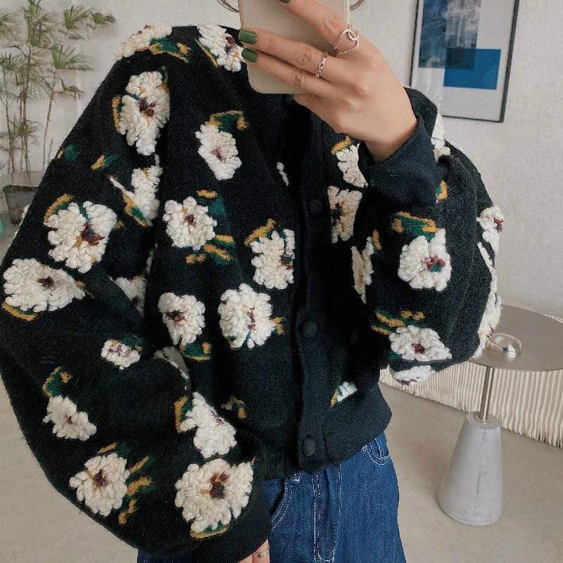 Floral Fleece Jacket