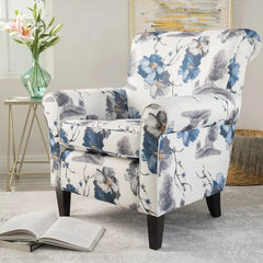 Floral Print Armchair