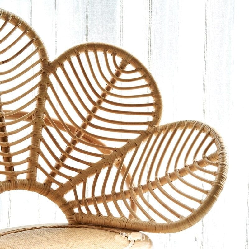 Flower Rattan Chair