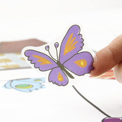 Flowers and Butterflies Wall Sticker