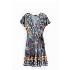 Fynley Vintage Floral Mini Dress