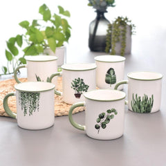 Green Plants Mugs