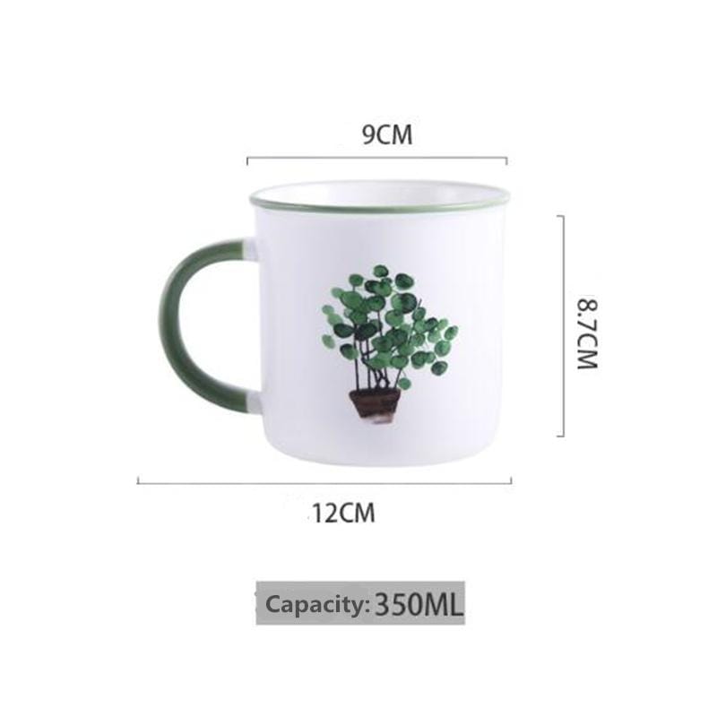 Green Plants Mugs