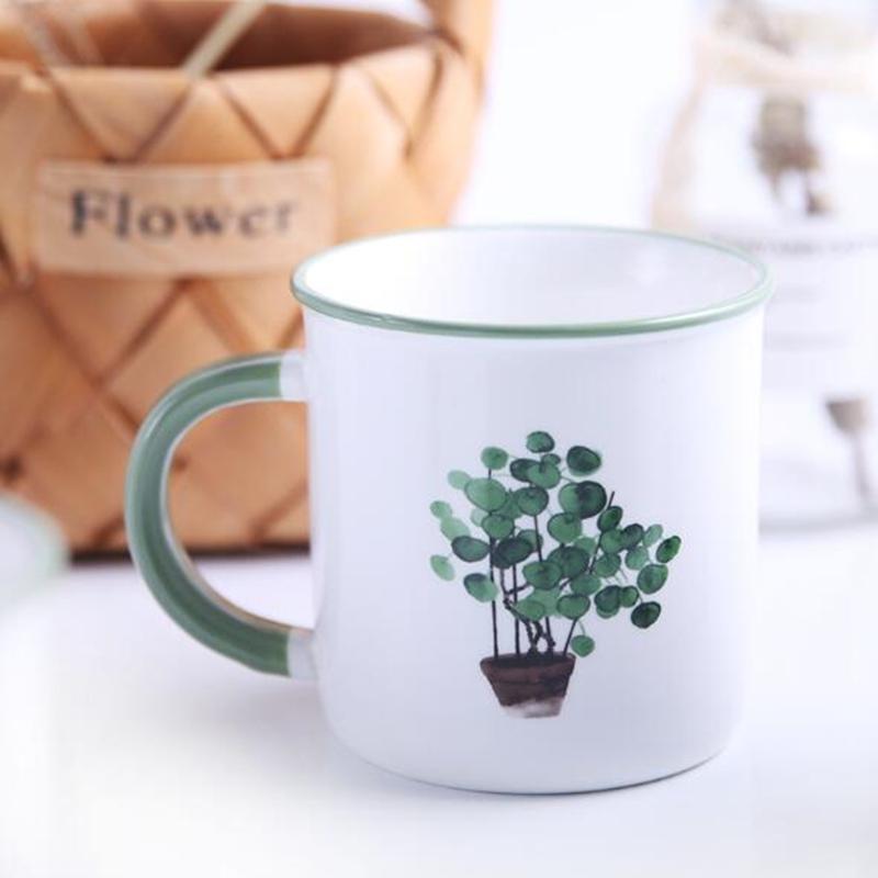 Green Plants Mugs