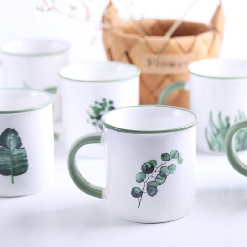 Green Plants Mugs