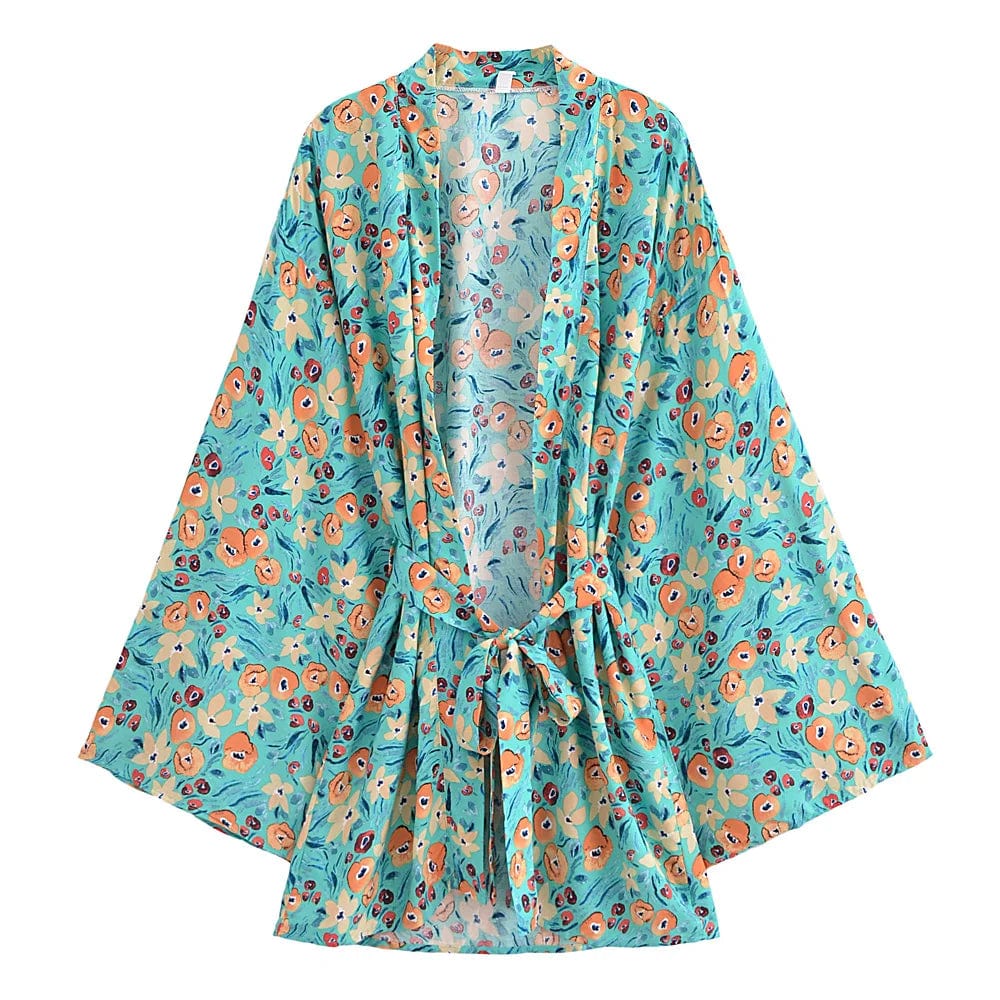 Oriana Floral Cover Up Kimono