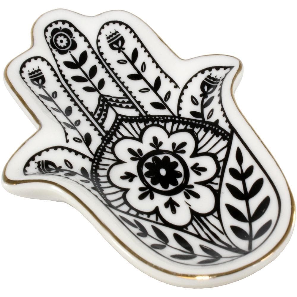 HAMSA GARDEN HAND TRINKET DISH