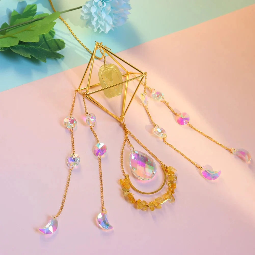 Healing Crystal Suncatcher