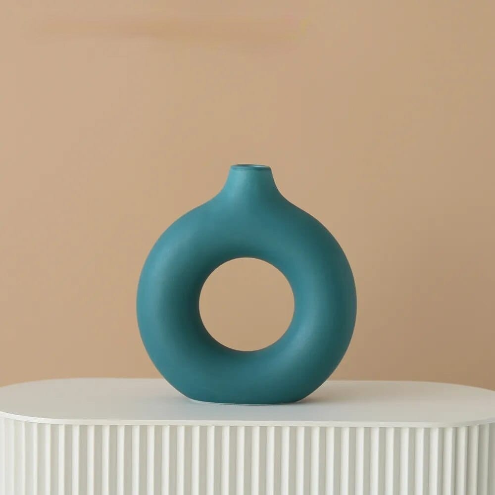 Hollow Minimalistic Ceramic Vase