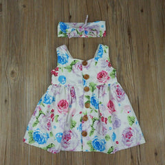 Holly Floral Tank Girl Dress