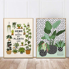 Home is Where My Plants Are Wall Art