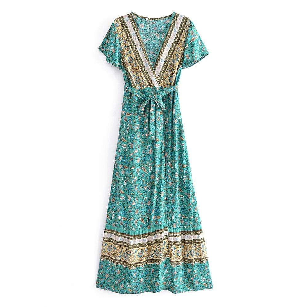 Jacinda Vintage Floral Maxi Dress