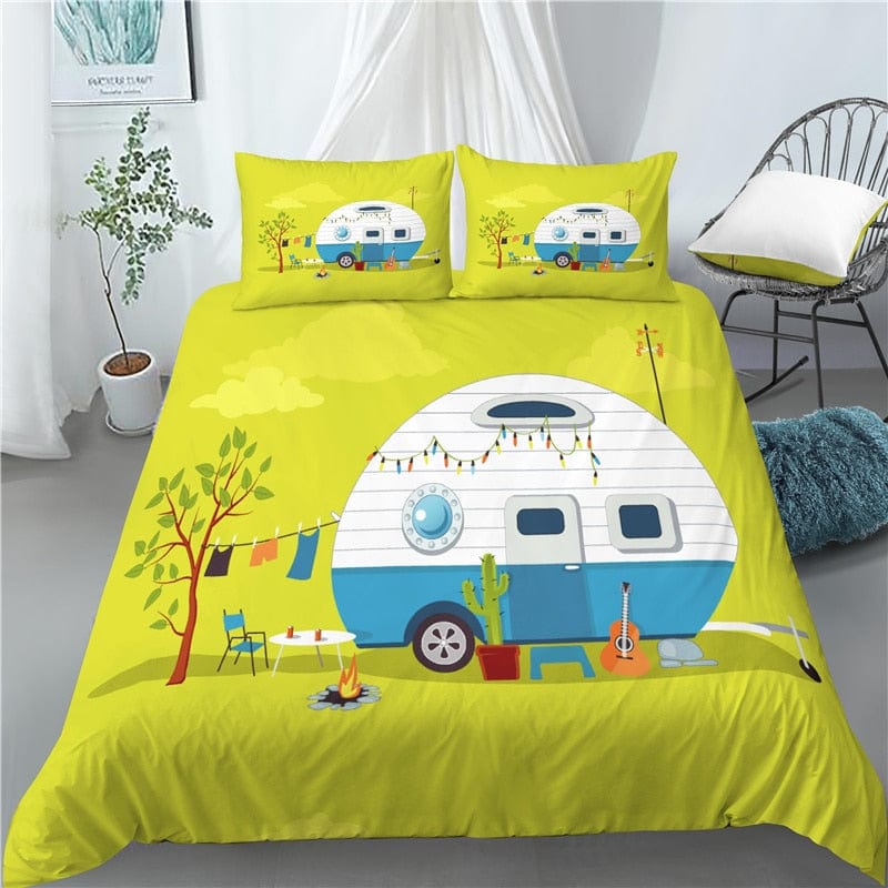 Happy Camper Duvet Cover Set