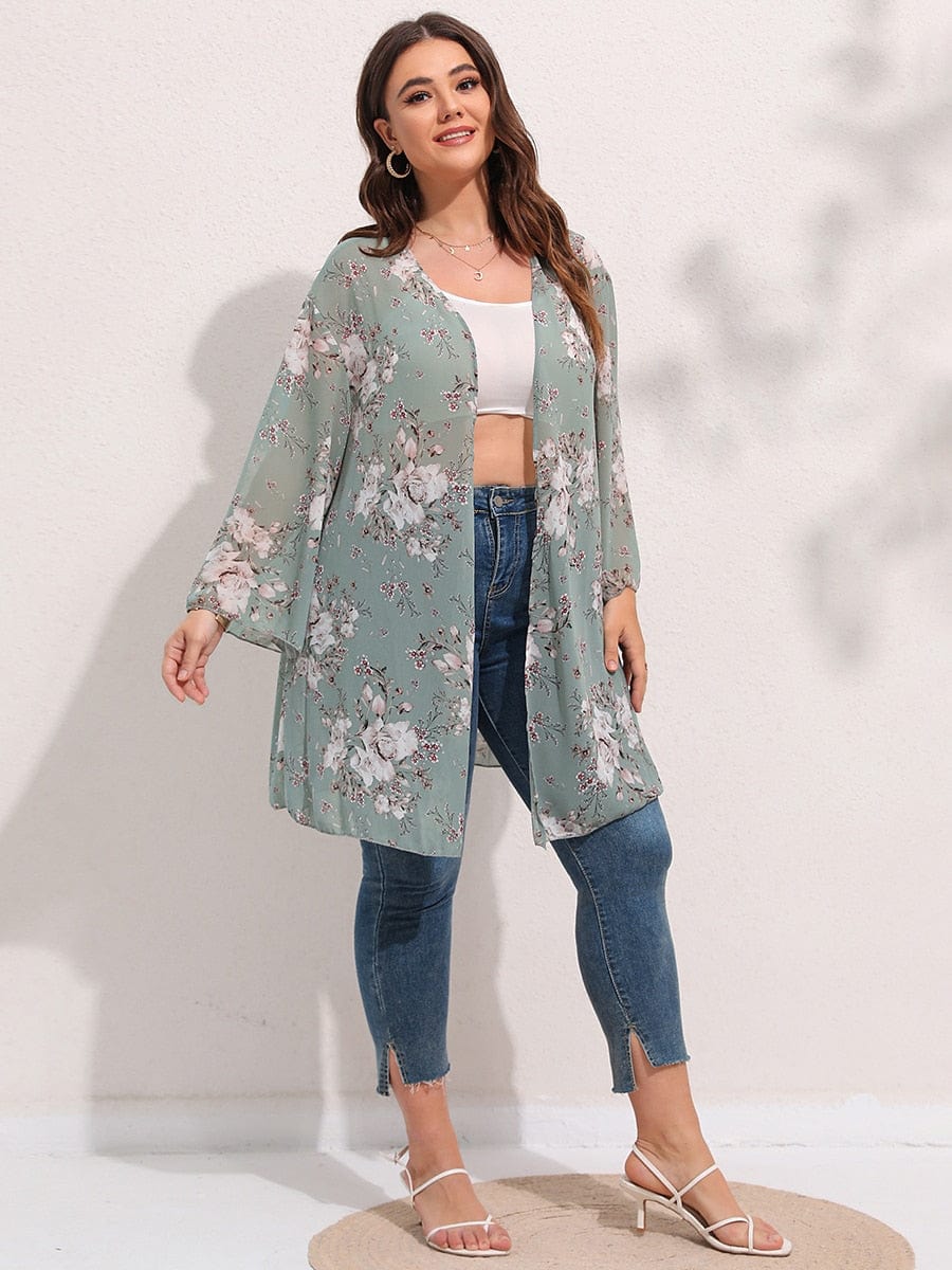 Plus Size Tamesis Cardigan Kimono