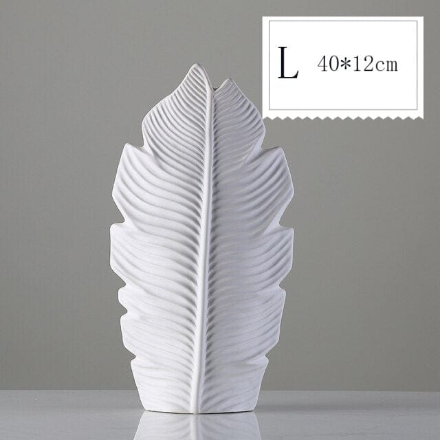 Palm Tree Leaf Vase