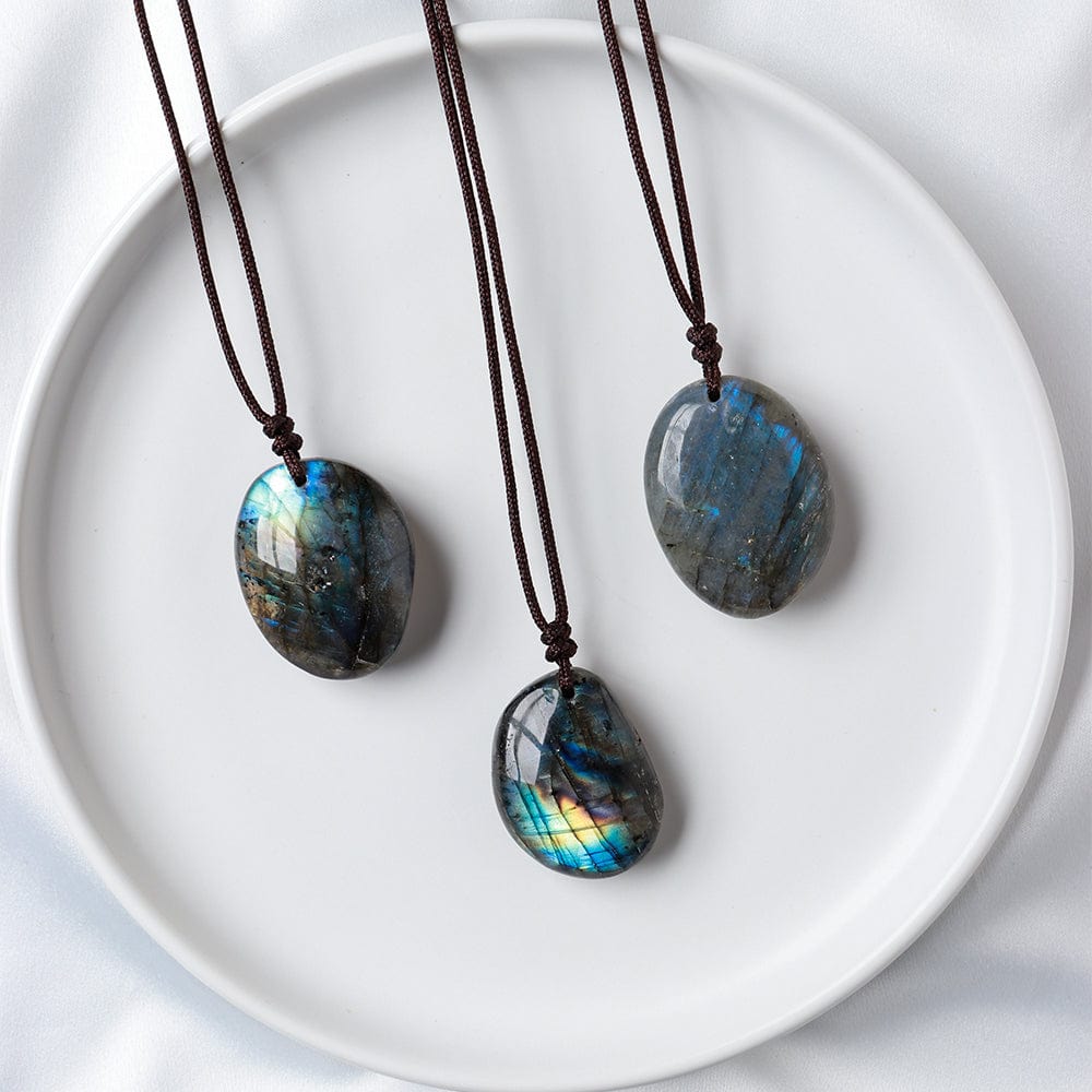 Labradorite Amulet Pendant Necklace