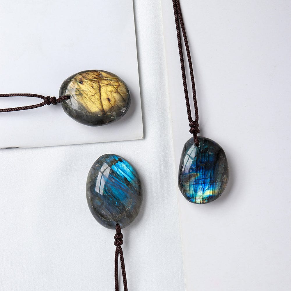 Labradorite Amulet Pendant Necklace