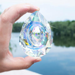 Large Hanging Crystal Prism Ornament