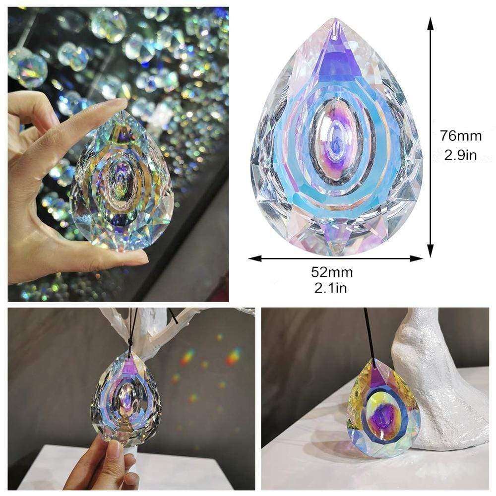 Large Hanging Crystal Prism Ornament