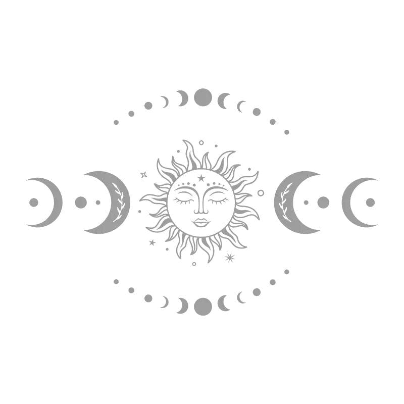 Mystical Sun And Moon Wall Stickers