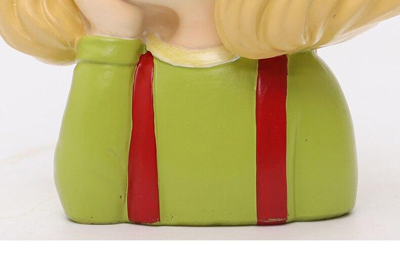 Little Blonde Girl Flower Pot