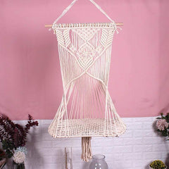 Liv Hanging Macrame Cat Swing