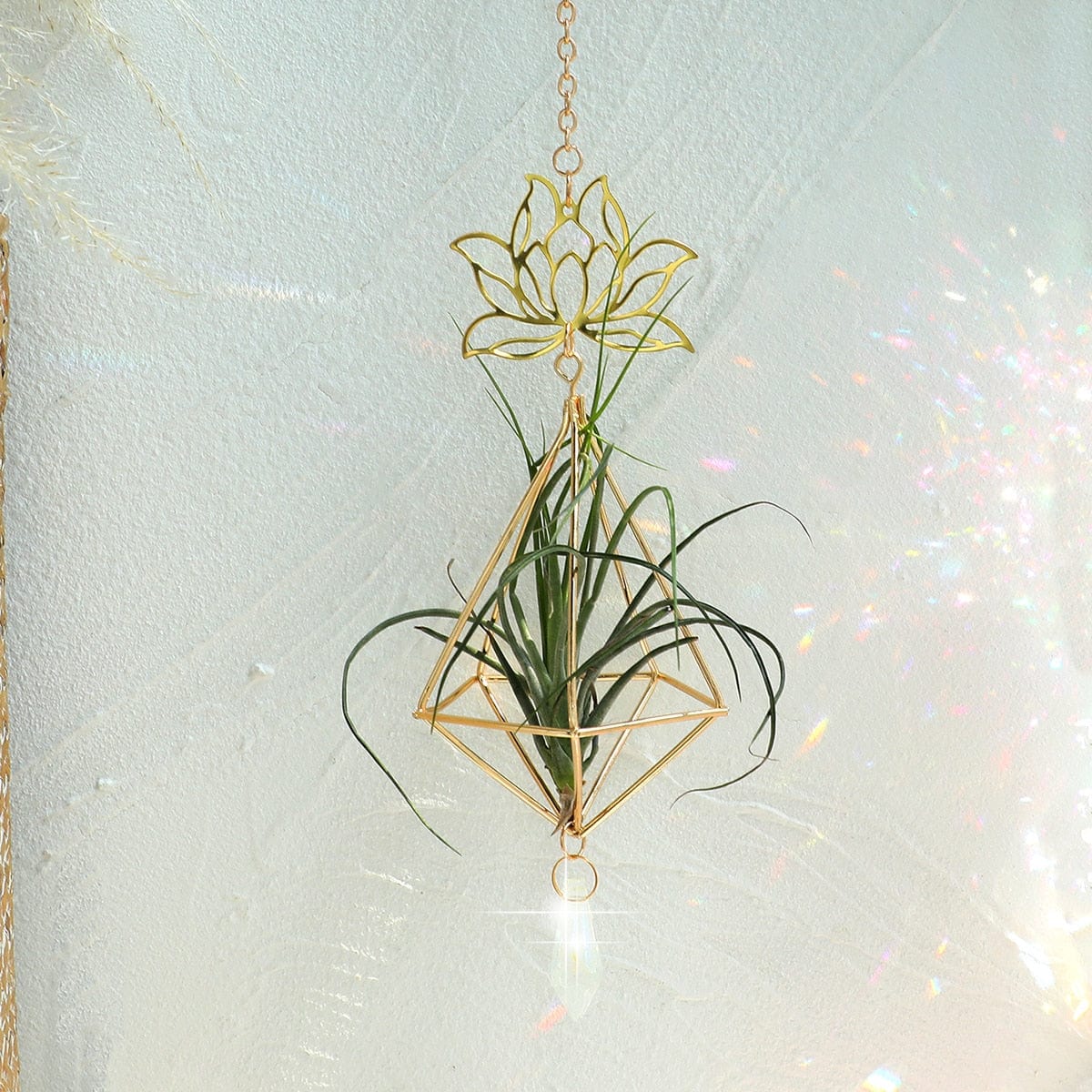 Lotus Plant Hanger Suncatcher