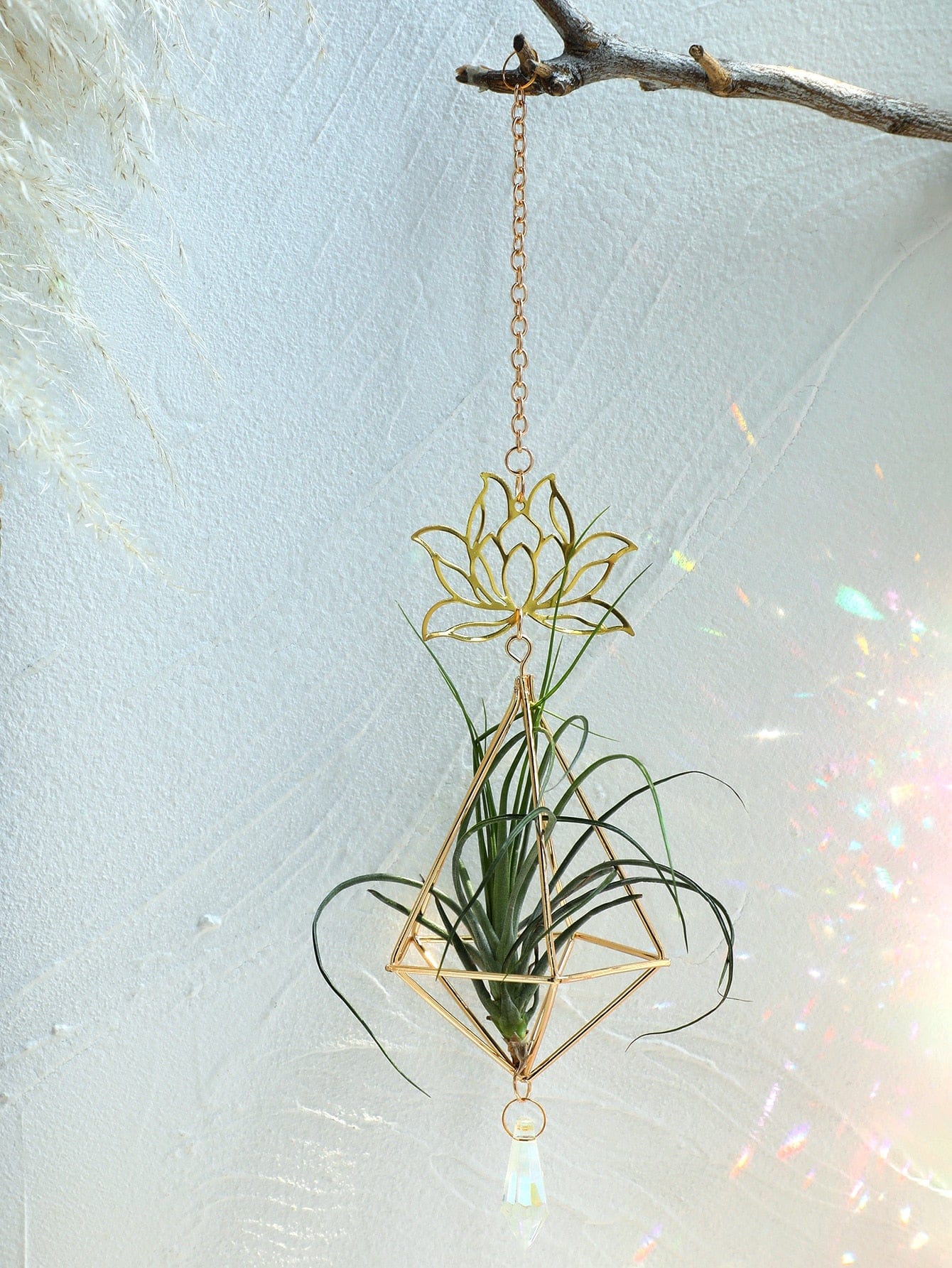 Lotus Plant Hanger Suncatcher