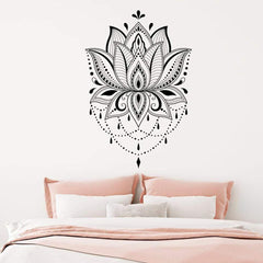 Lotus Mandala Wall Decal