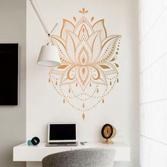 Lotus Mandala Wall Decal